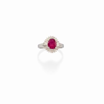 Anello con Rubino