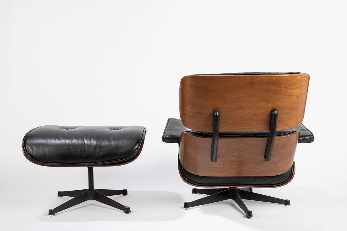 Charles & Ray Eames - Poltrona con Ottomana