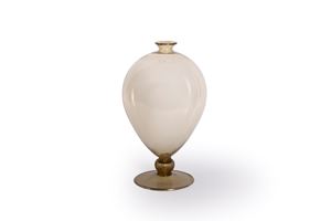 Veronese vase in amber glass, Venini, 1990s