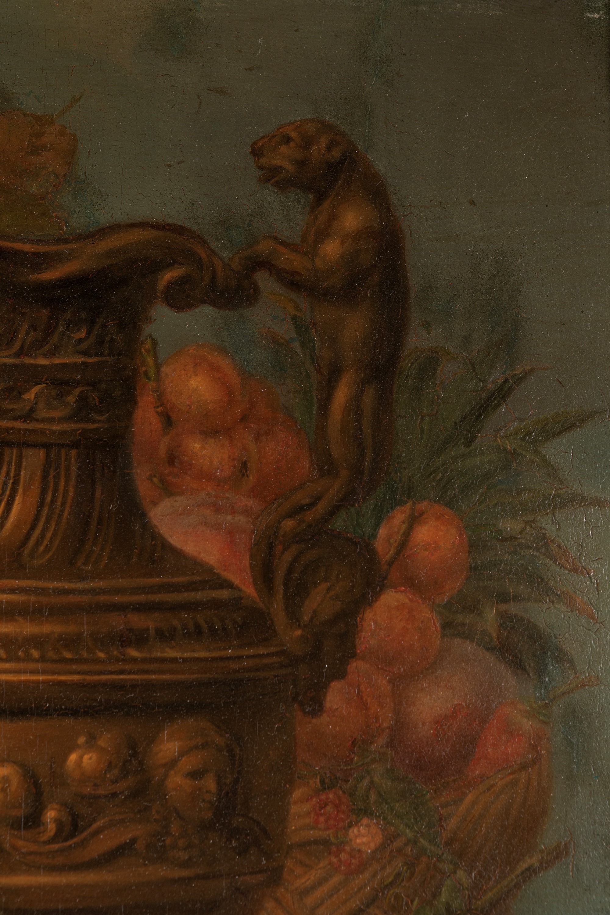 Augustine Vervloet - Natura morta di frutta, olio su tavola
