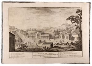 Bicchierai, Alessandro - Raccolta dei disegni delle fabbriche regie de’ bagni di Montecatini nella Valdinievole