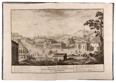 Bicchierai, Raccolta dei disegni delle fabbriche regie de’ bagni di Montecatini nella Valdinievol...