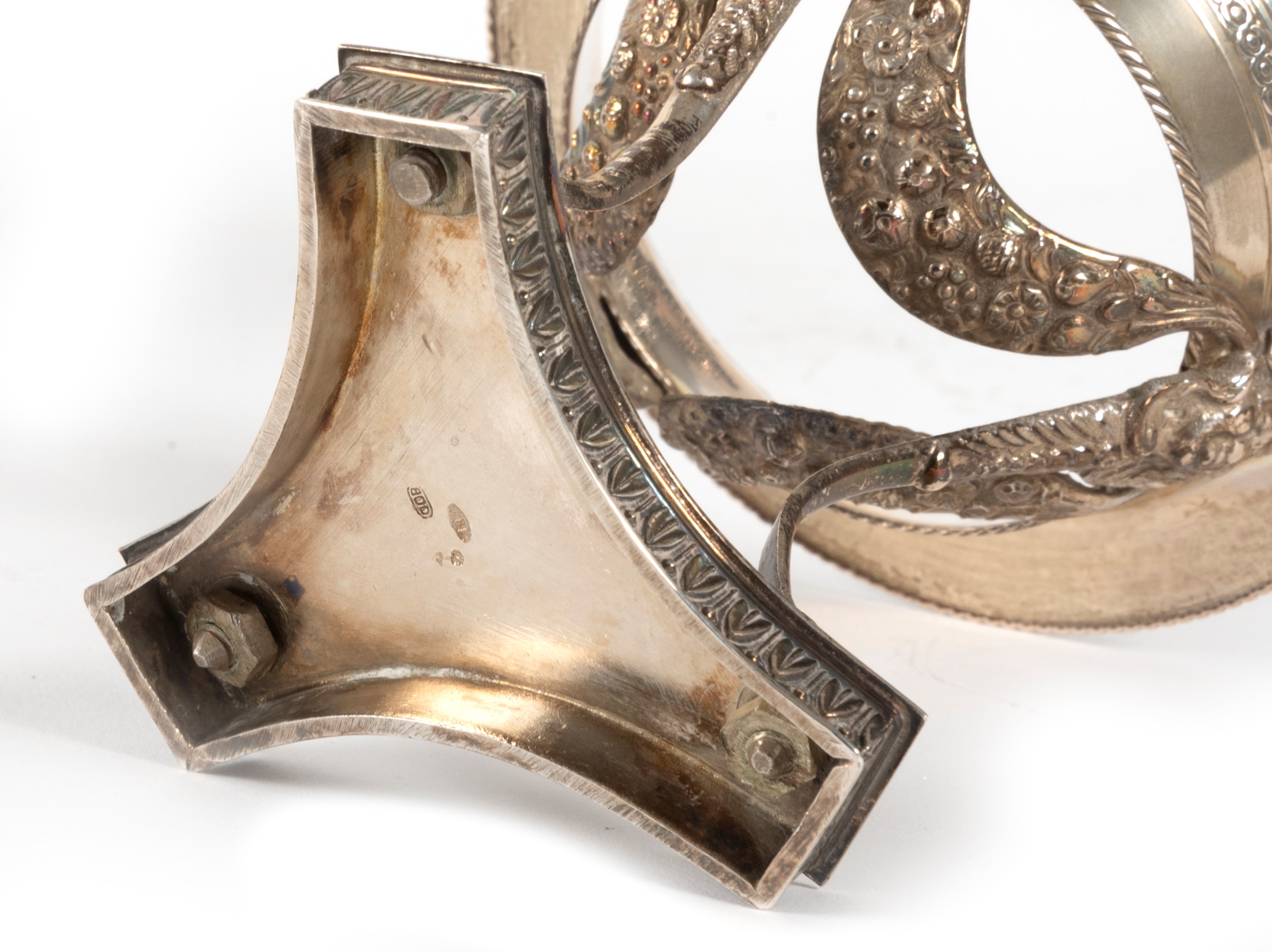 Lotto Composto da Due Coppie di Saliere in Argento, Secoli XIX-XX