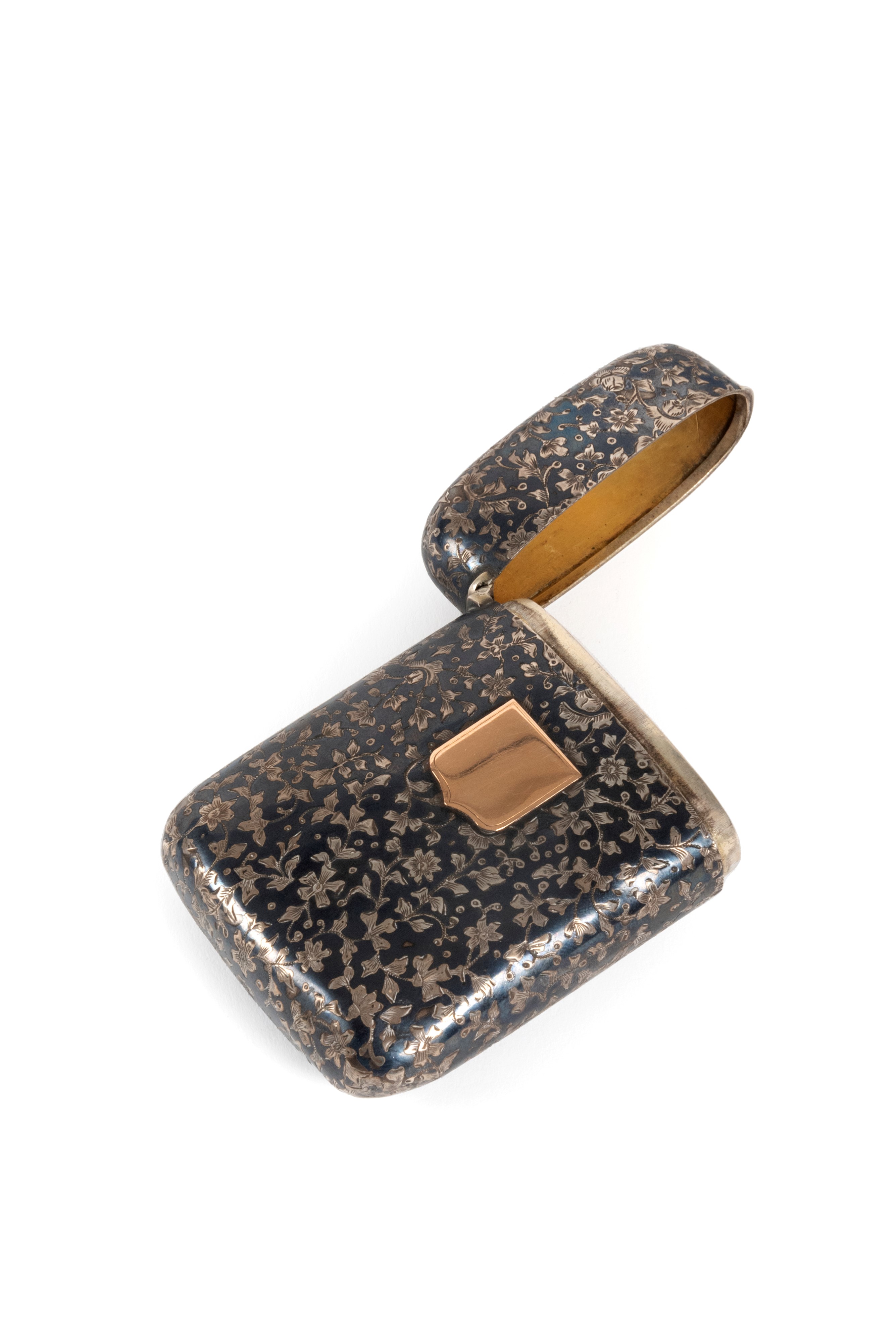 Scatolina in Argento Niellato, Secolo XIX