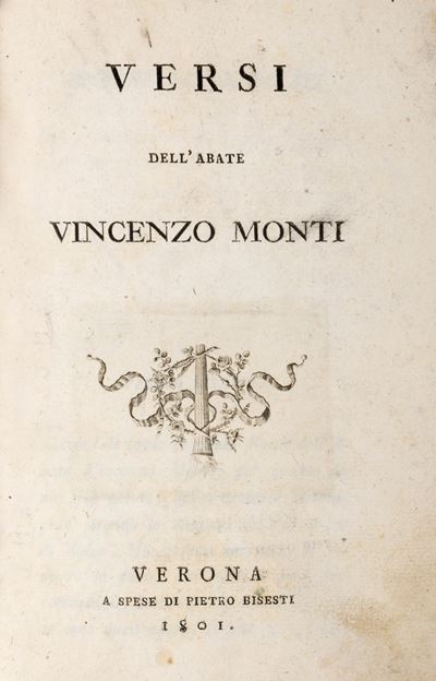 Saggio di poesie, 1779