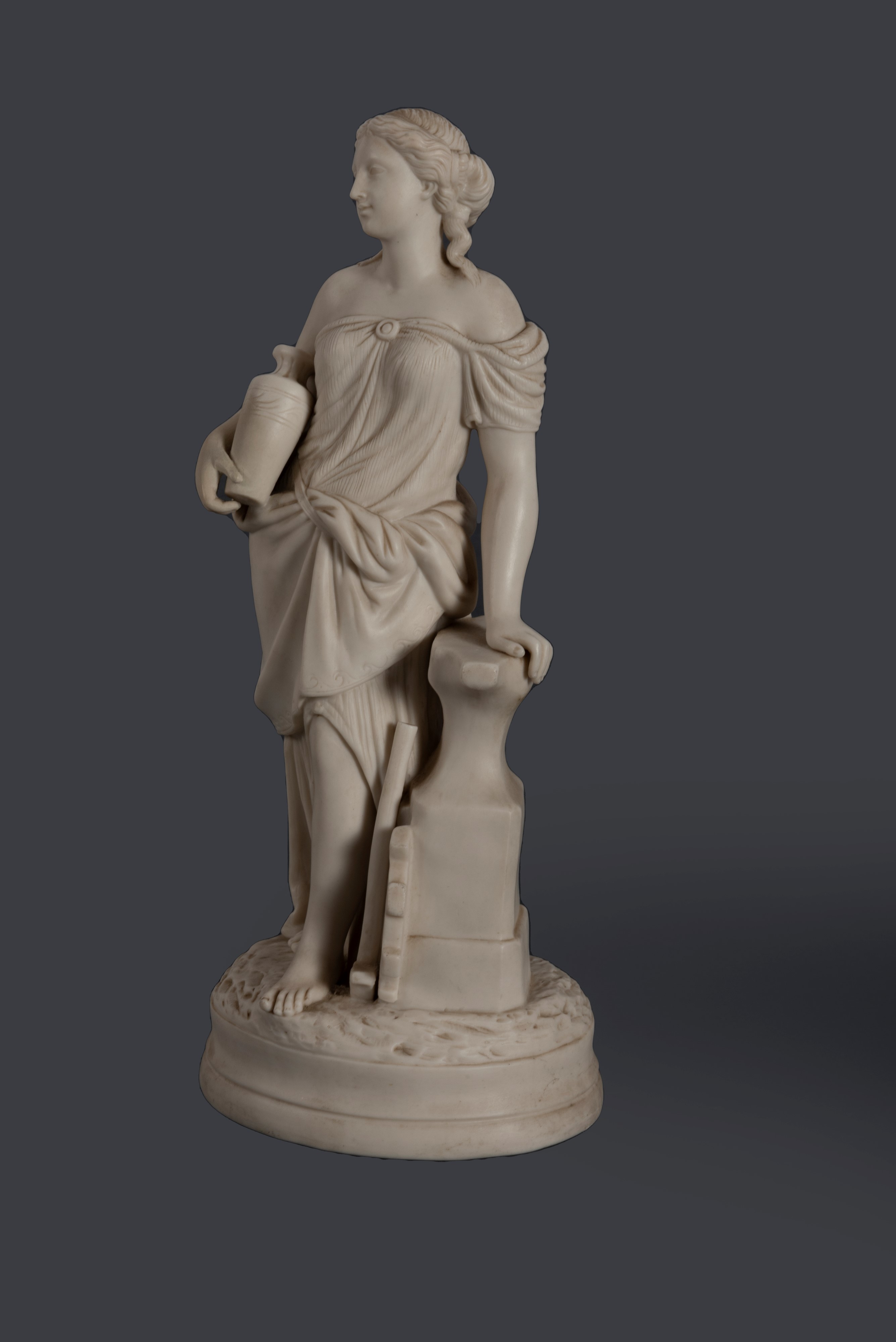 Scultura in Biscuit Raffigurante Allegoria del Lavoro, Secolo XX
