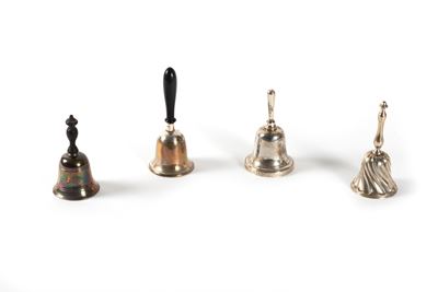 Lotto Composto da Quattro Campanelli in Argento, Inghilterra Secoli XIX-XX