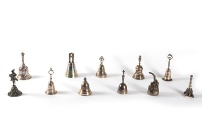 Lotto Composto da Undici Campanelli in Argento, Secolo XX