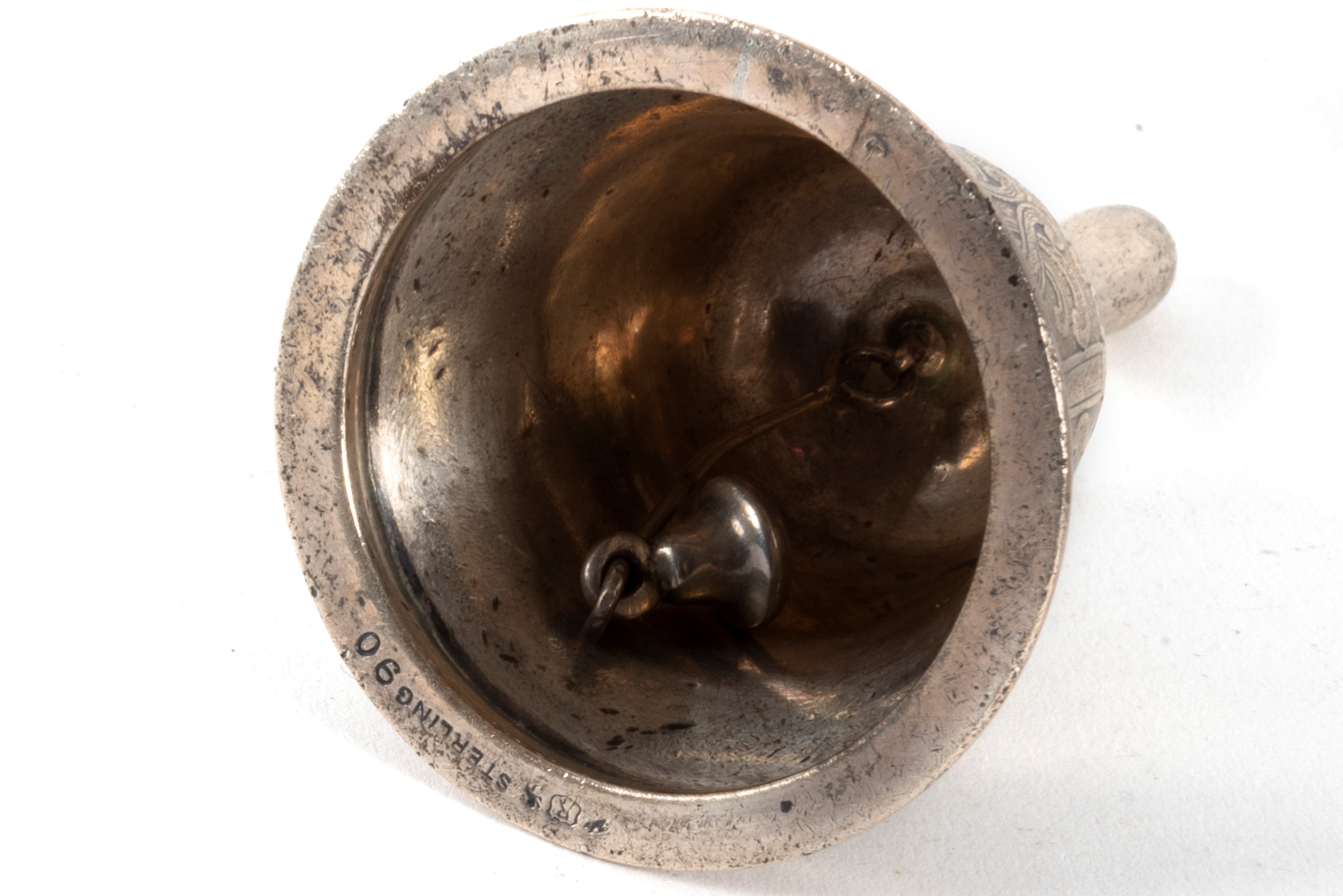 Lotto Composto da Sette Campanelli in Argento Sterling, Fine Secolo XIX - Inizi Secolo XX