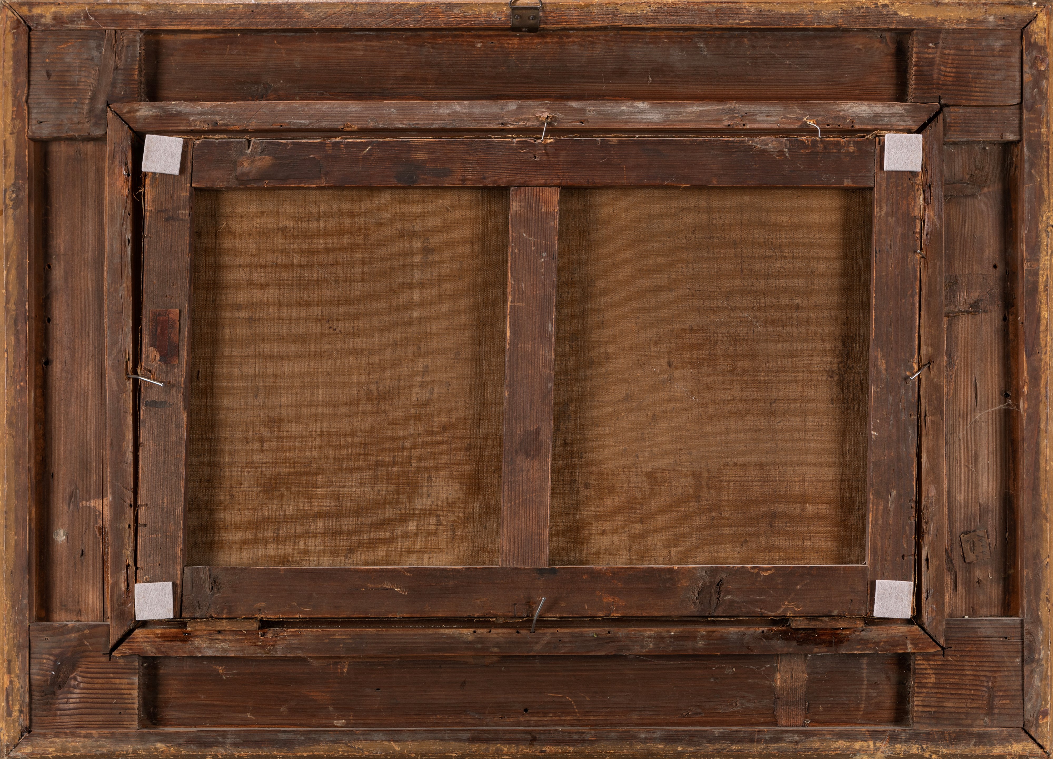 Cesare Biseo - La sosta, olio su tela