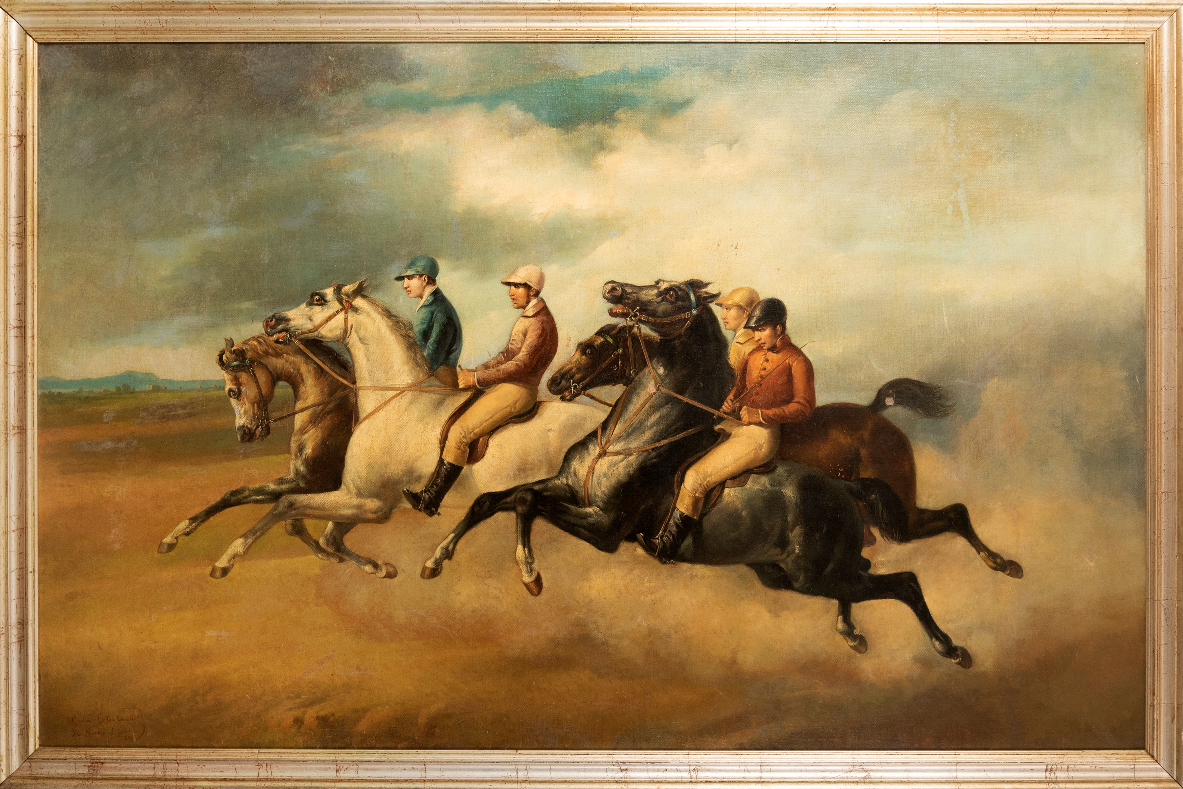 Scuola Italiana, Secolo XIX - Corsa di Cavalli