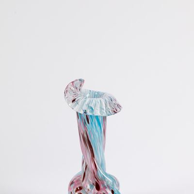 Piccolo Vaso in Vetro Screziato, Murano Secolo XX