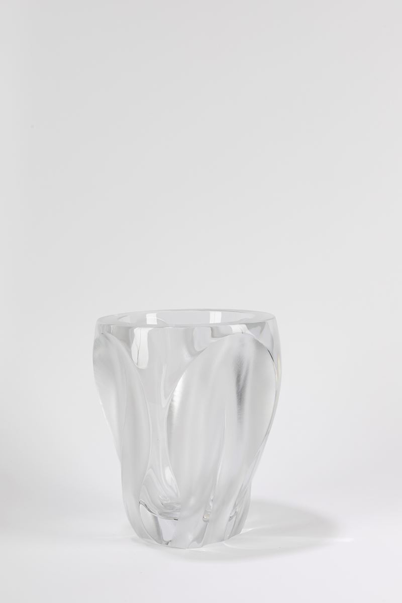 Lalique - Vaso in vetro, serie Ingrid, Incanti d'Arte