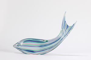 Scultura in vetro raffigurante pesce, Murano, La Murrina, secolo XX