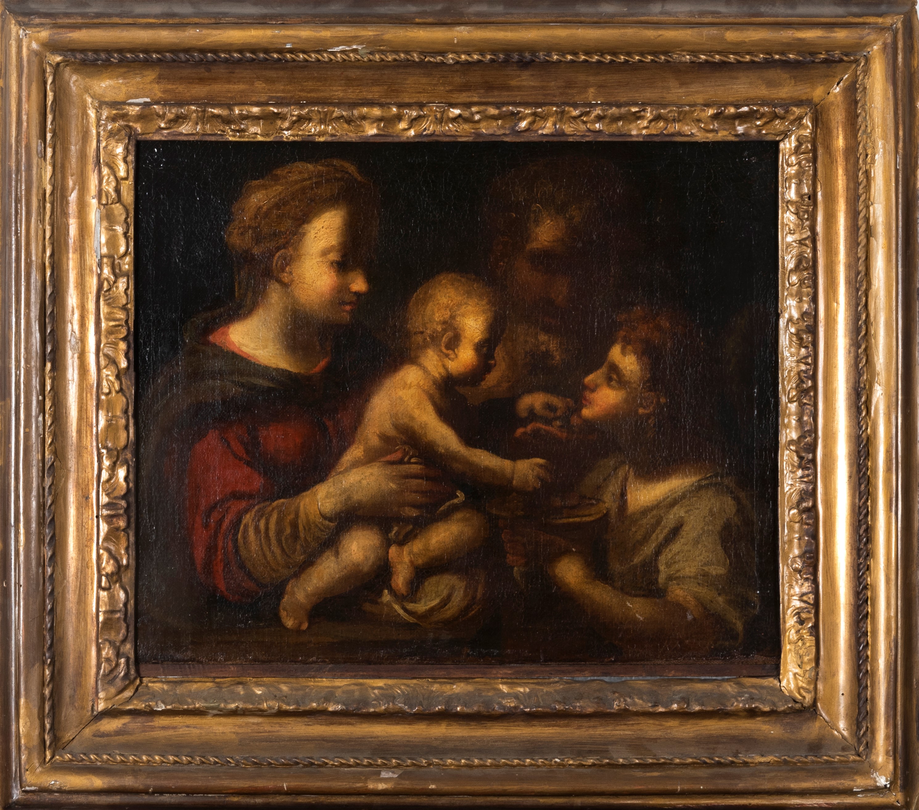 Scuola Italiana, Secolo XVII - Matrimonio Mistico di Santa Caterina