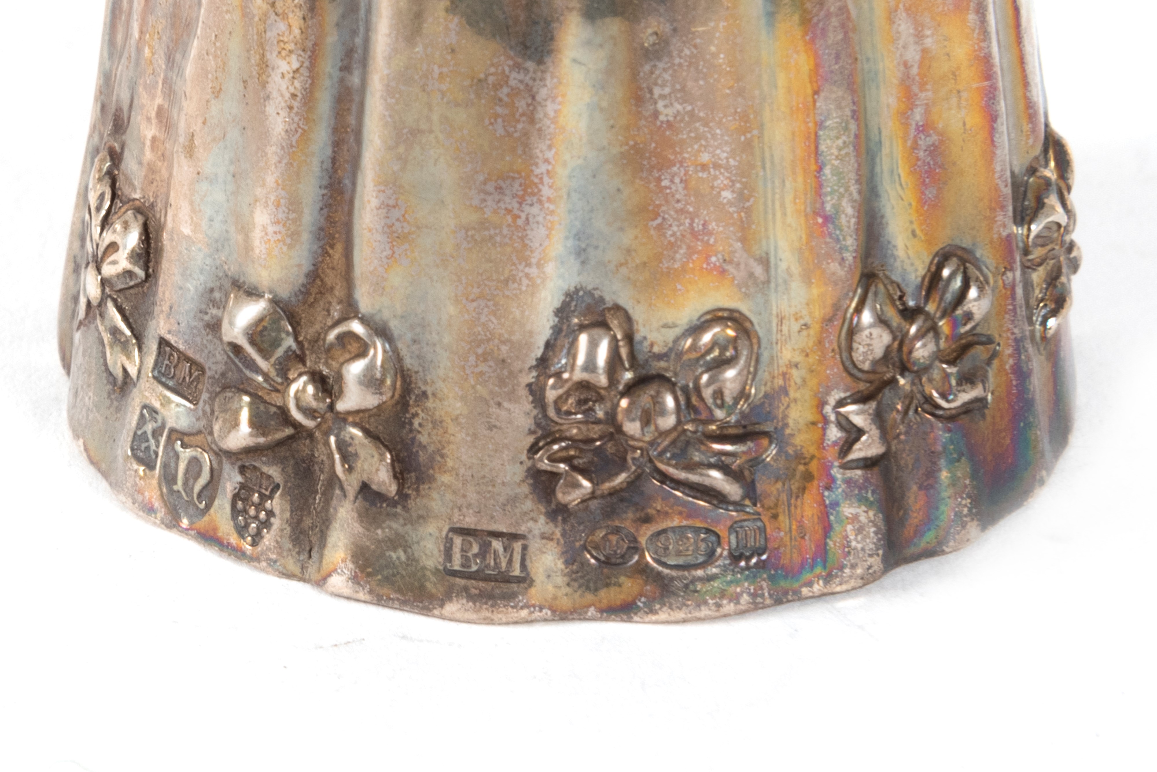 Lotto Composto da Cinque Campanelli in Argento, Secoli XIX-XX