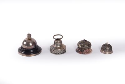 Lotto Composto da Quattro Campanelli in Argento, Secoli XIX-XX