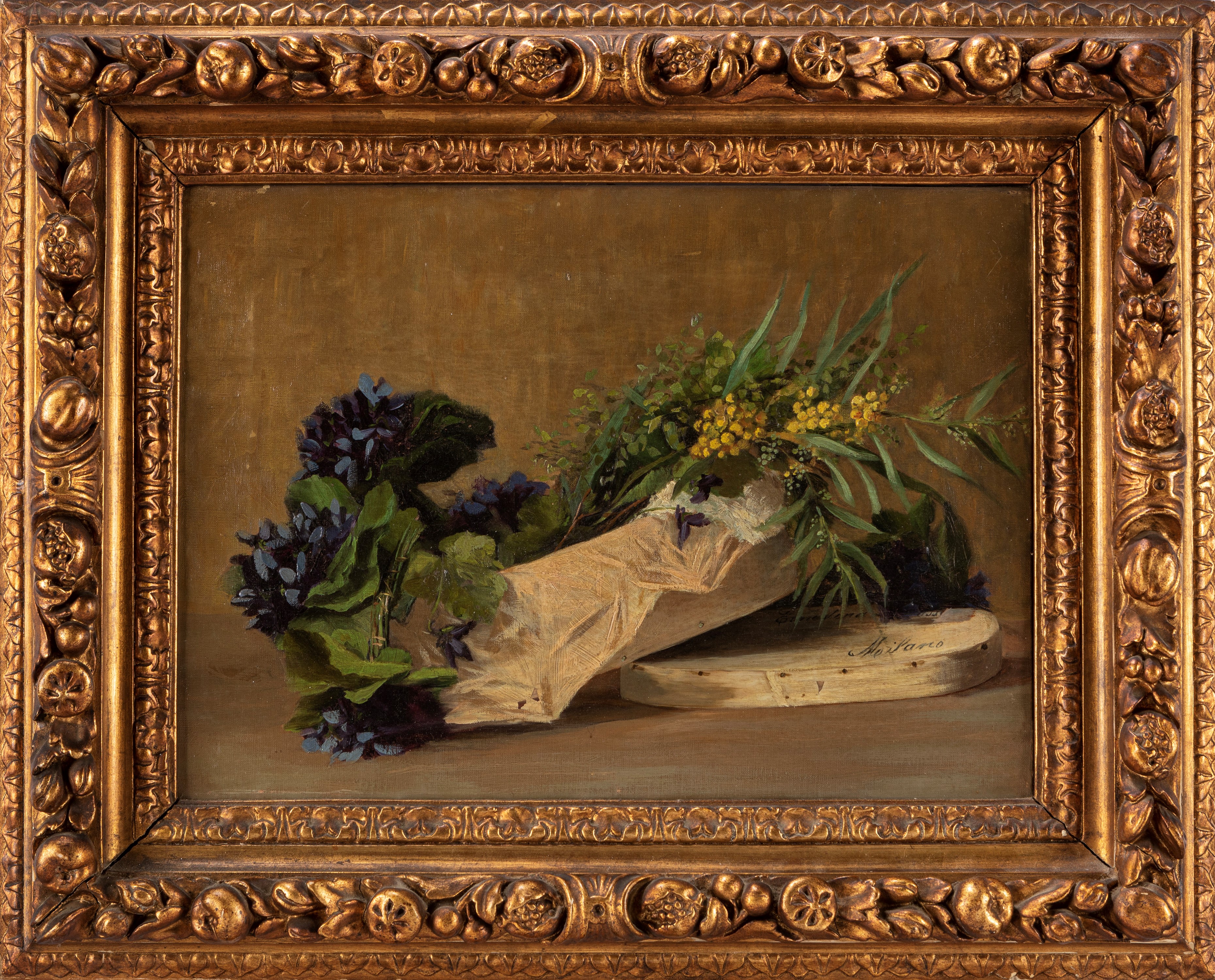 Ernestina Legnani Bisi - Fiori recisi, olio su tela