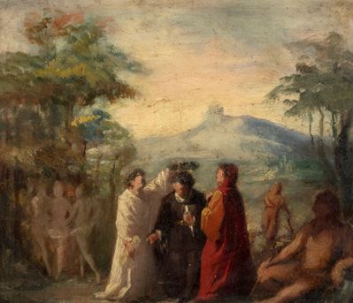 Scena dalla Divina Commedia