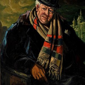 Portrait of the caricaturist Romeo Marchetti