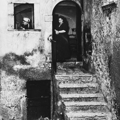 Scanno - Stampa vintage alla gelatina ai sali d'argento