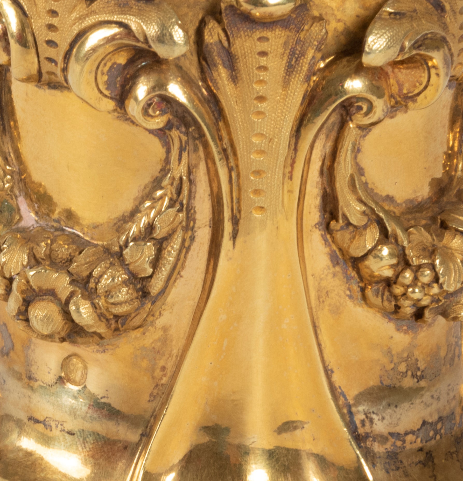 Campanello in Argento Dorato, Belgio Metà Secolo XIX