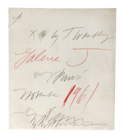 Studio per L'invito alla Mostra alla Galerie J