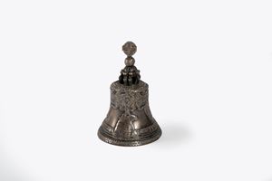 Campanello  in bronzo, secolo XIX