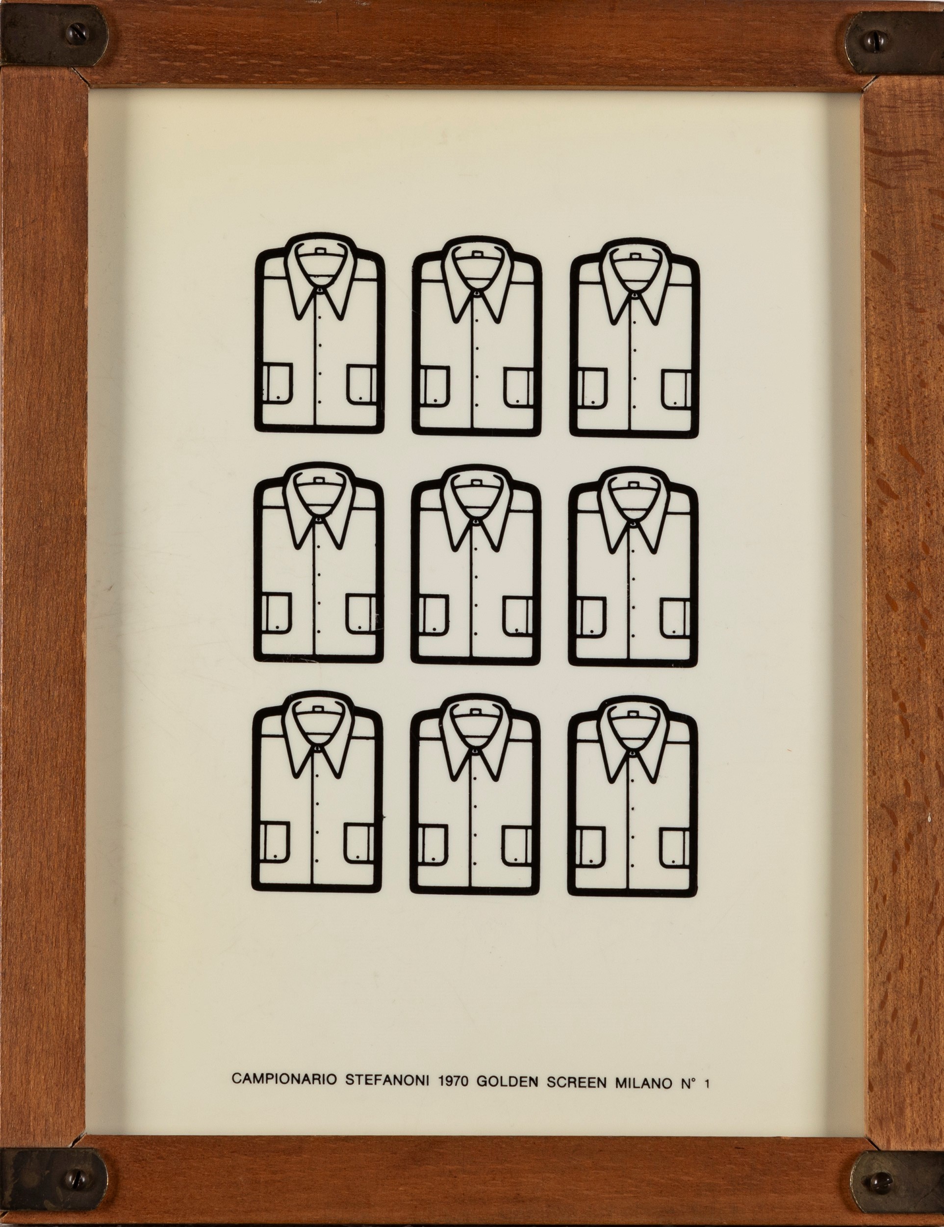 Tino Stefanoni - Campionario – 10 tavole serigrafate in plexiglas