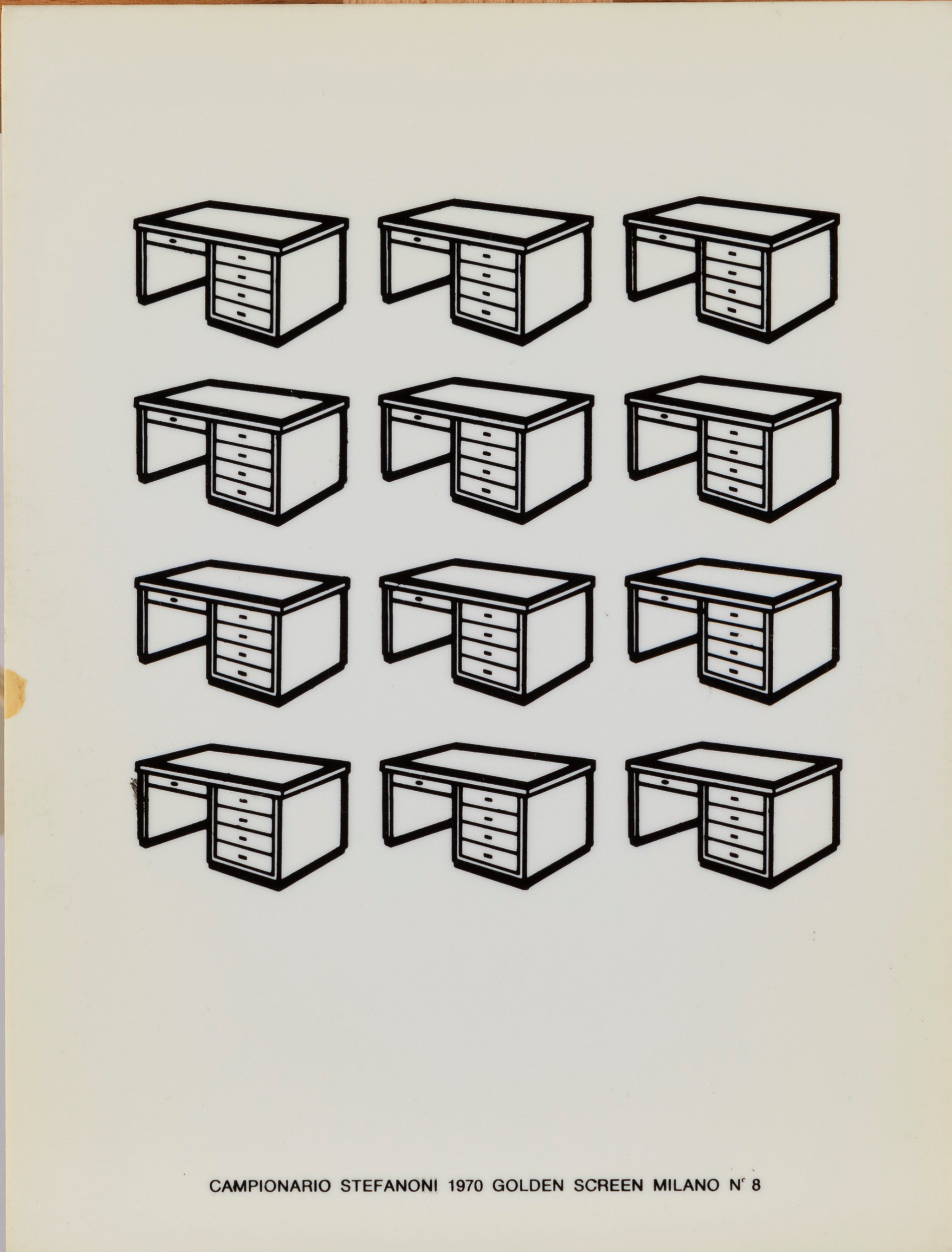 Tino Stefanoni - Campionario – 10 tavole serigrafate in plexiglas