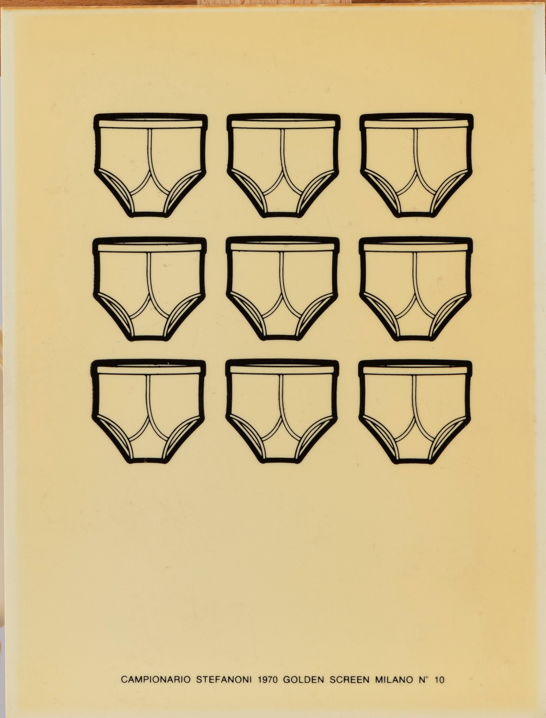 Tino Stefanoni - Campionario – 10 tavole serigrafate in plexiglas