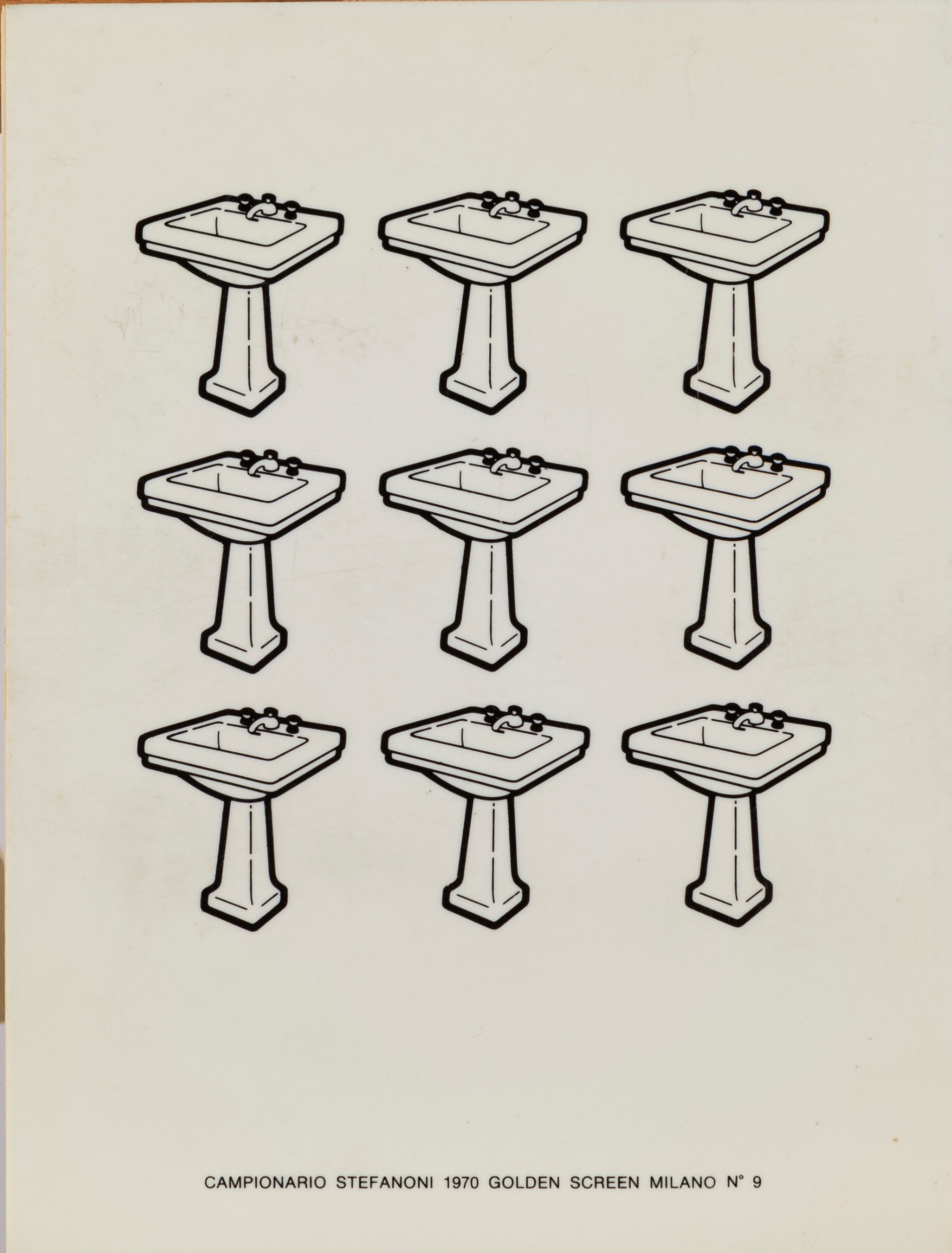 Tino Stefanoni - Campionario – 10 tavole serigrafate in plexiglas