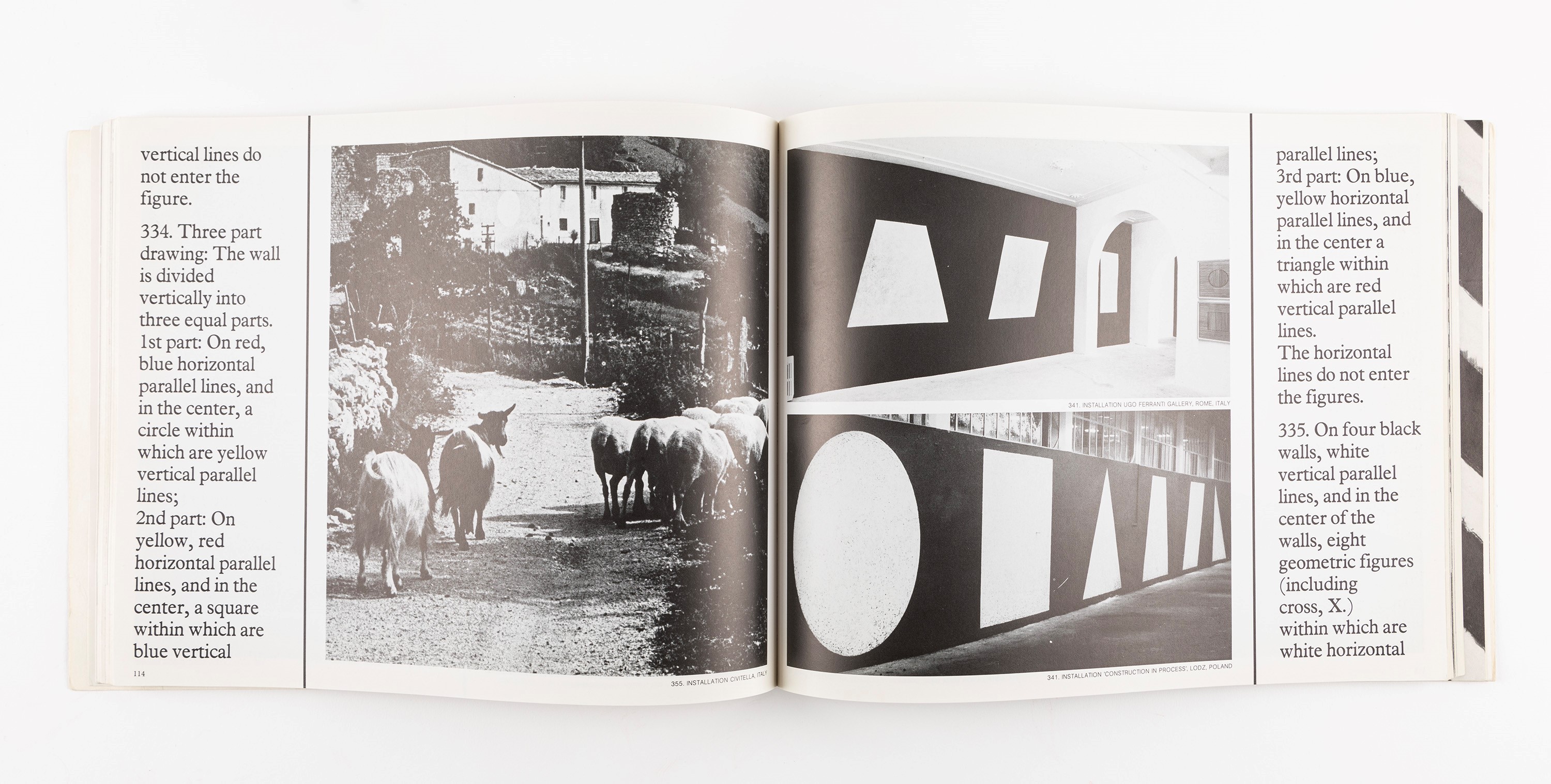 Catalogo delle opere: "Wall Drawings. 1968-1984" e "Paladino. Lewitt. XXIV tavole a quattro mani"