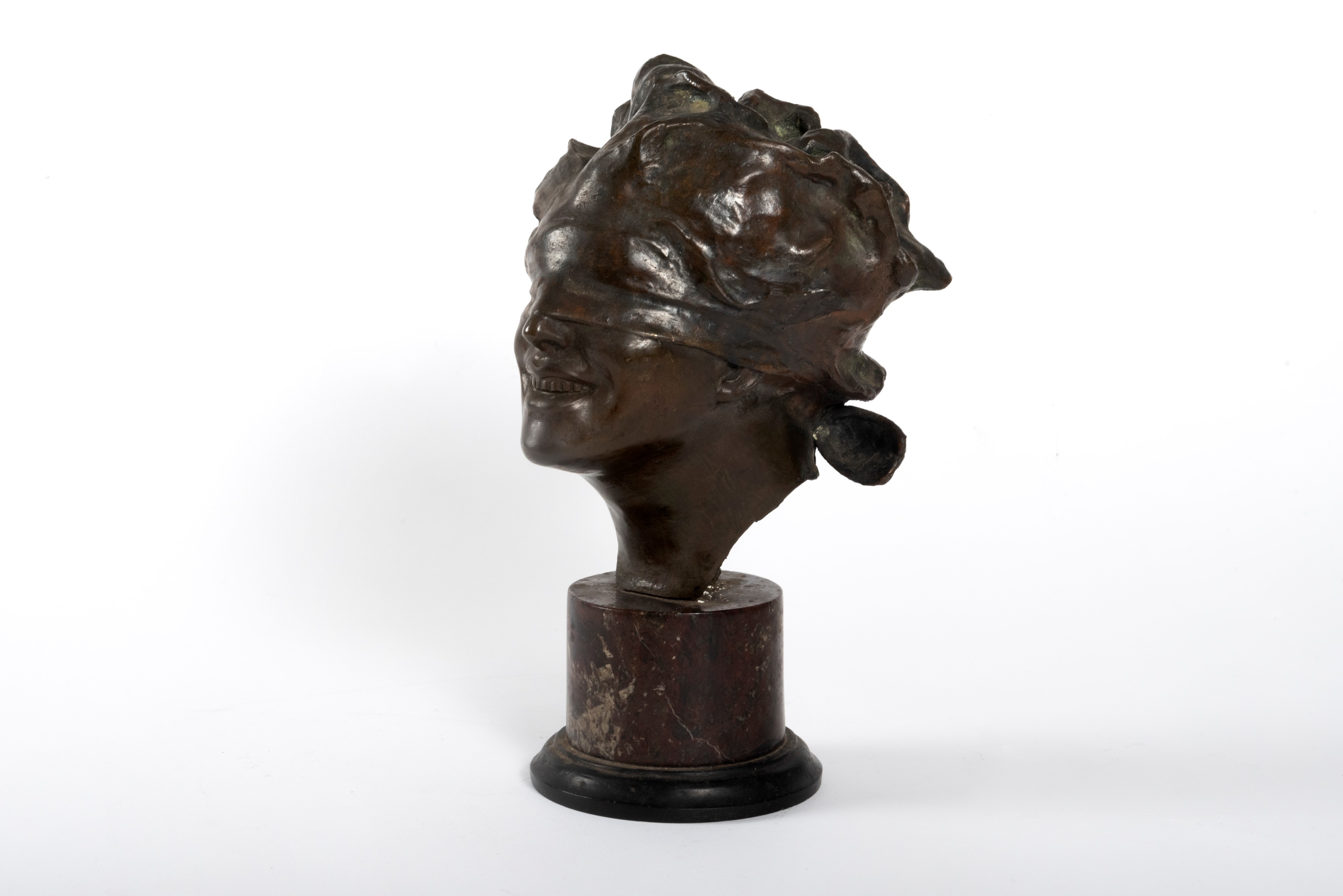 Scultura in Bronzo Raffigurante la Dea Fortuna, Secolo XX