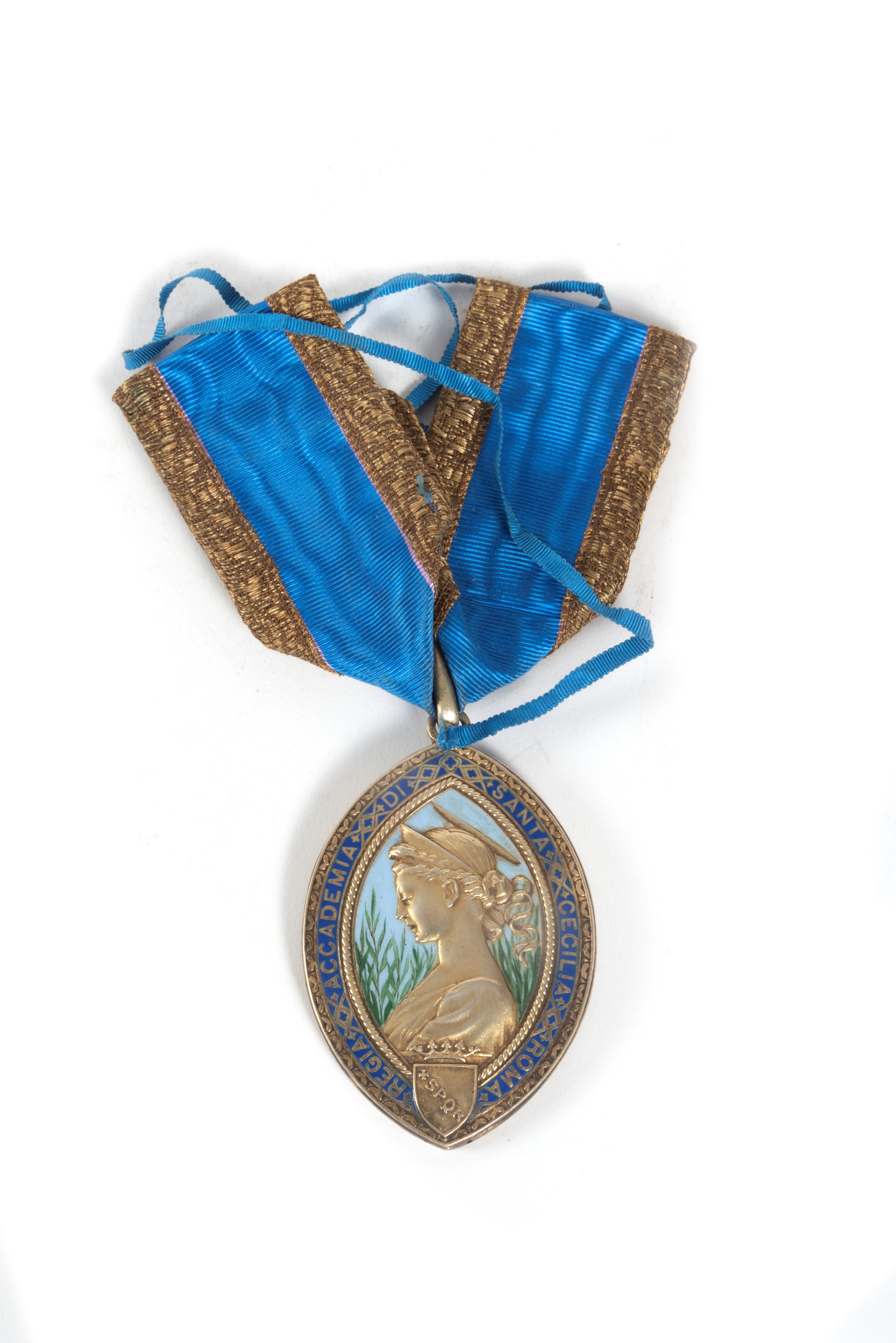 Medaglia in Metallo e Smalti della Regia Accademia di Santa Cecilia, Roma