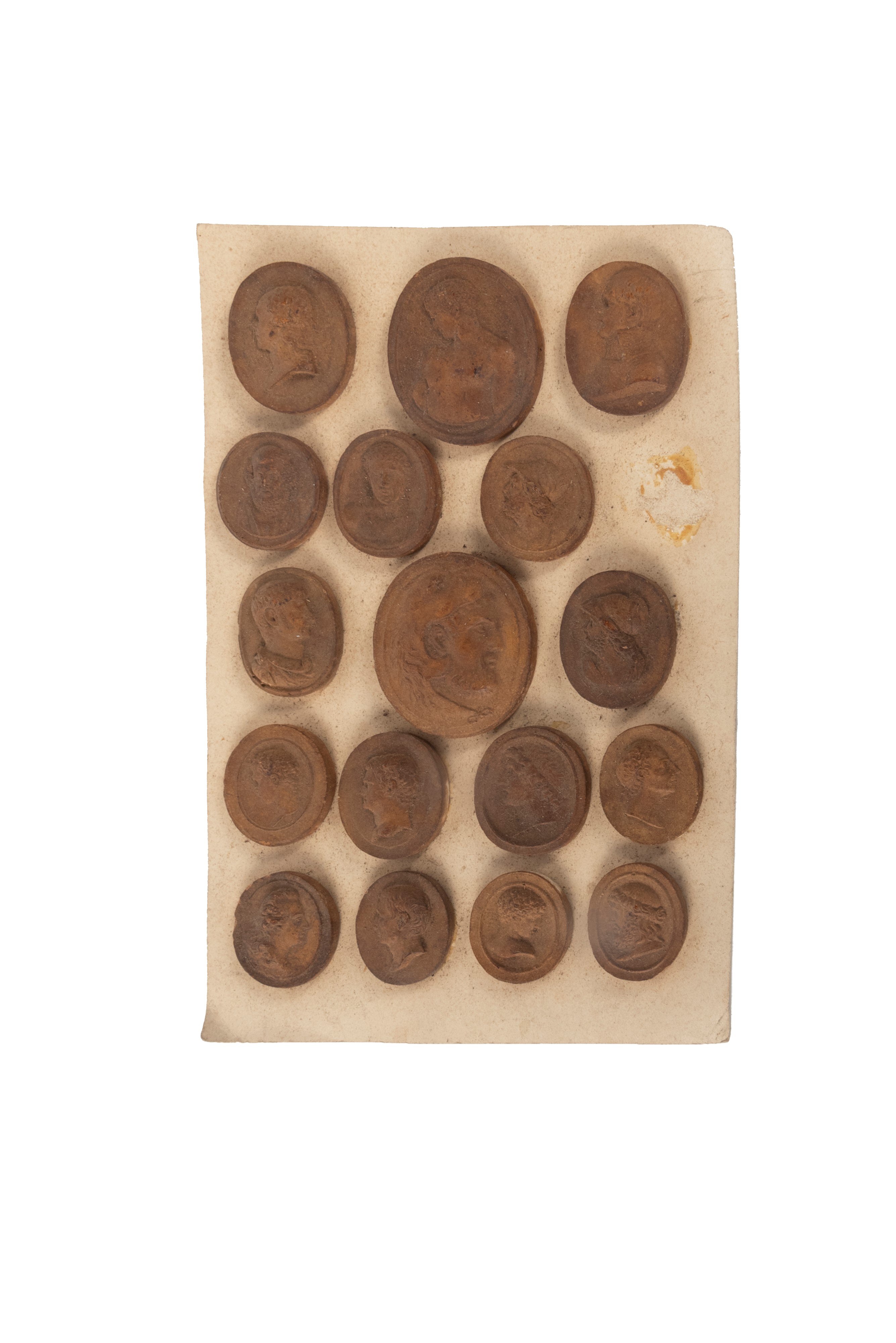 Lotto Composto da 193 Calchi in Gesso da Antichi Cammei