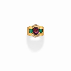  - Anello con ametista