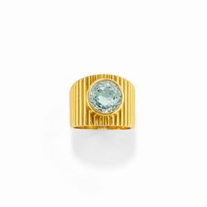  - Anello con topazio