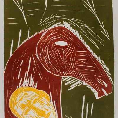 Souvenir - Due linoleografie a colori, ed. 4/17 e 12/17