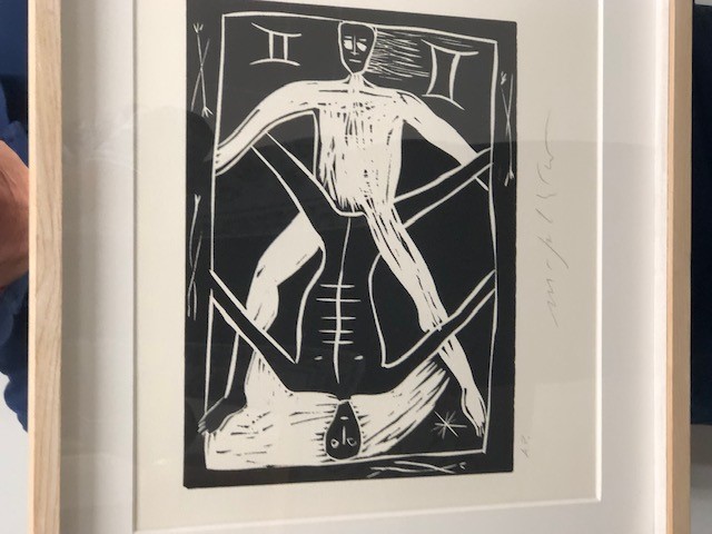 Mimmo Paladino - Souvenir - Due linoleografie a colori, ed. 4/17 e 12/17