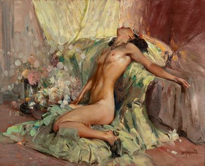 Desordre amoureux, olio su legno