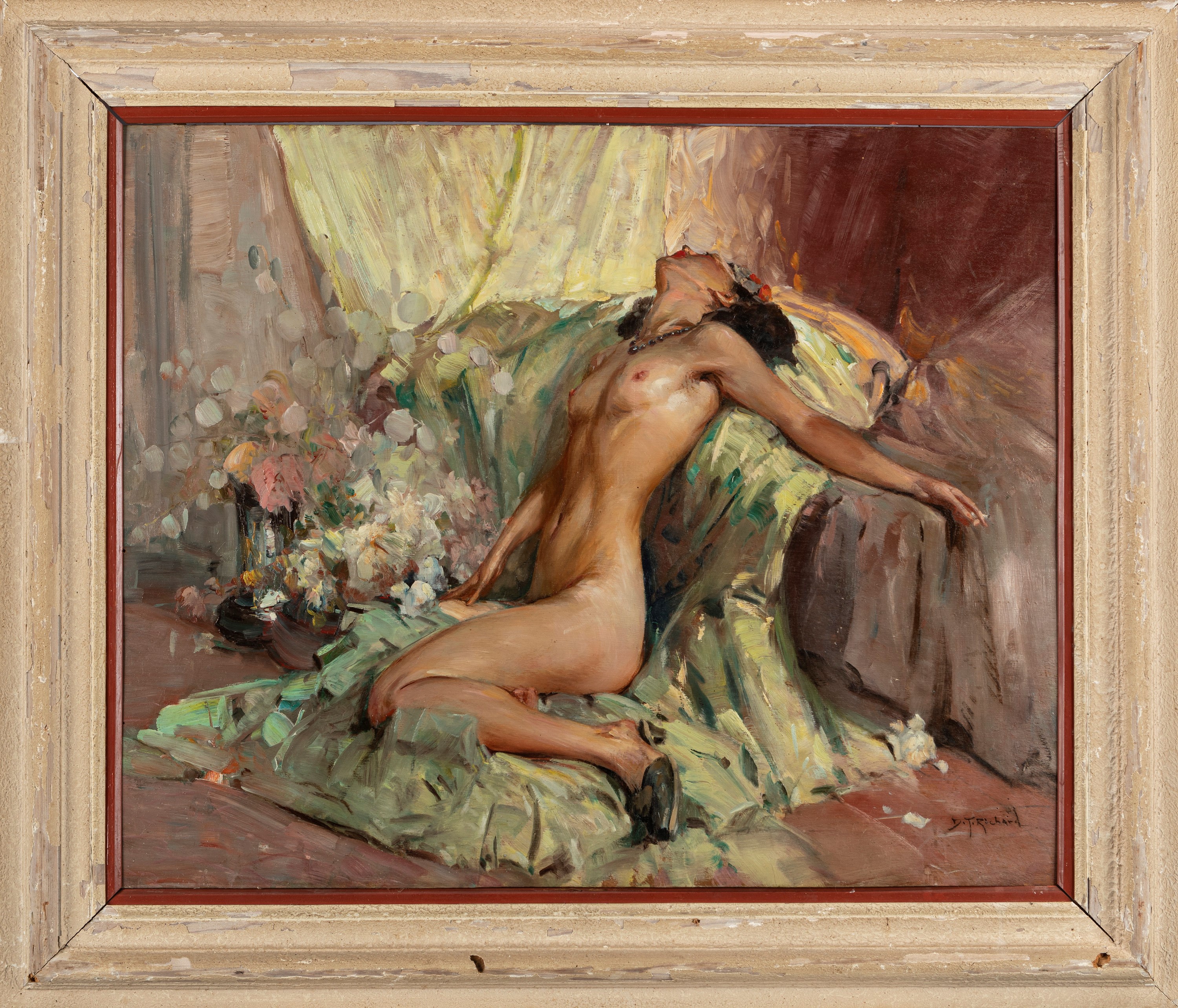 Richard Durando-togo - Desordre amoureux, olio su legno
