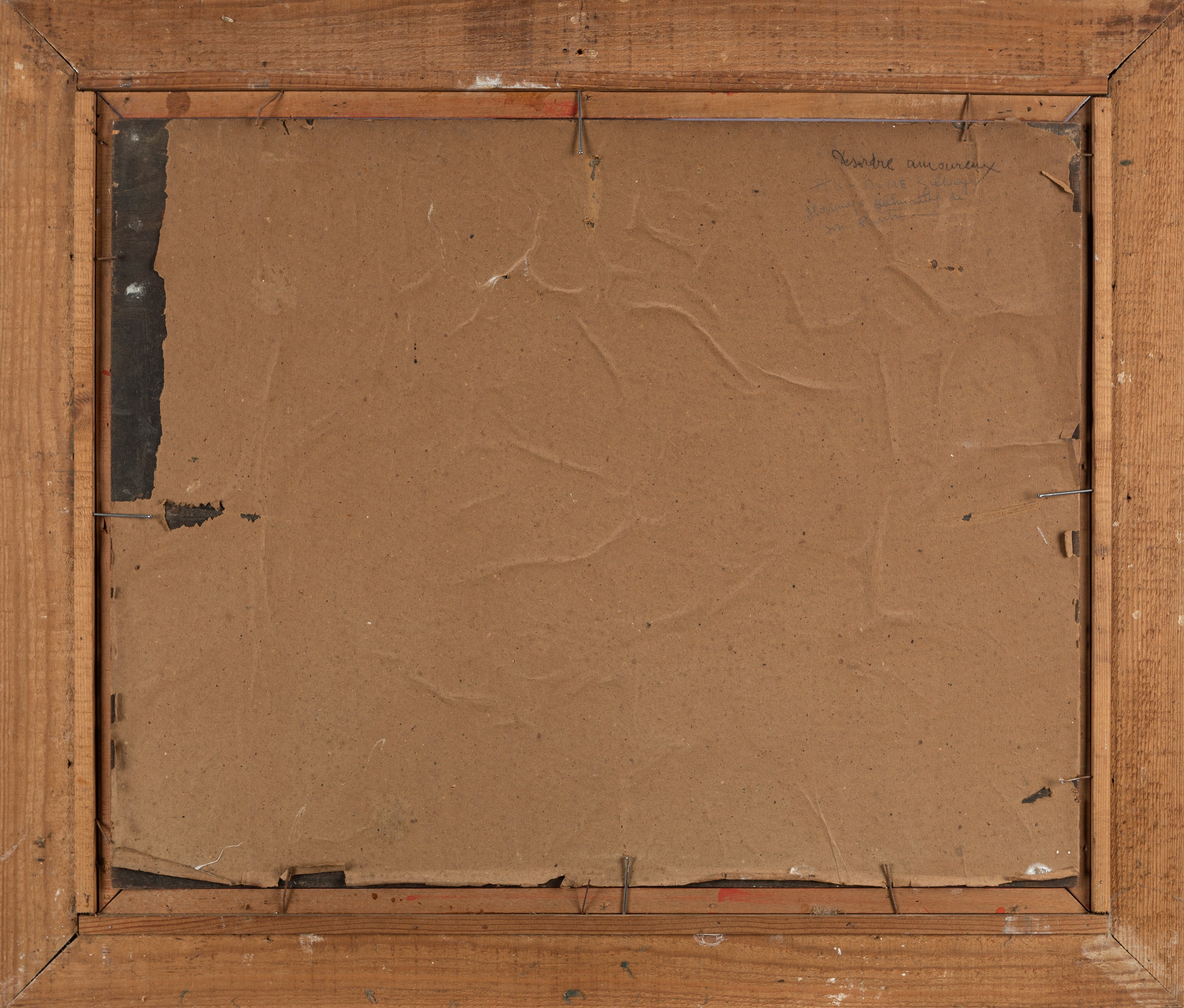 Richard Durando-togo - Desordre amoureux, olio su legno