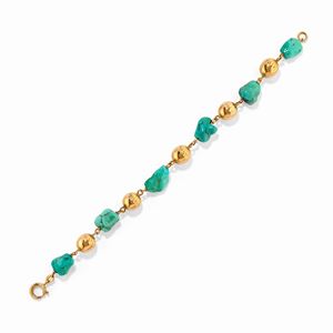  - Bracciale con turchesi