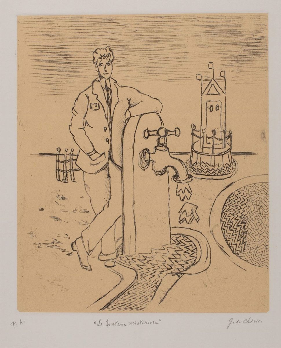 Giorgio De Chirico - Dieci fogli di grafica (1971-1973)