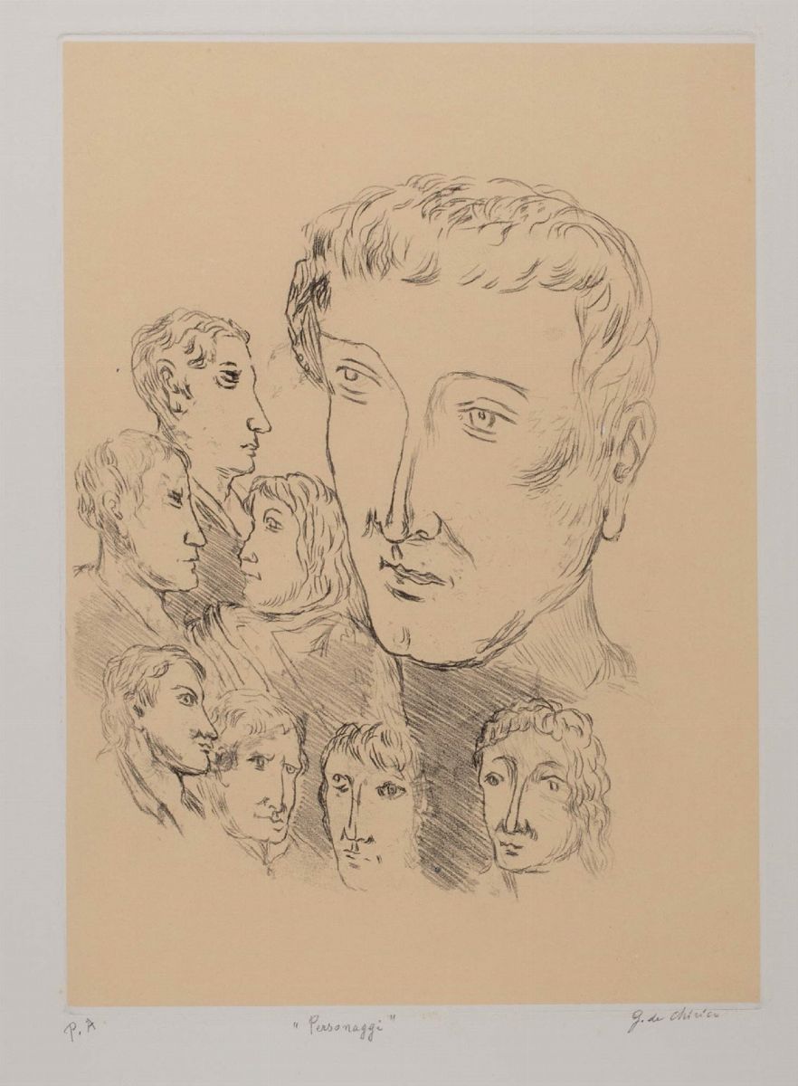 Giorgio De Chirico - Dieci fogli di grafica (1971-1973)