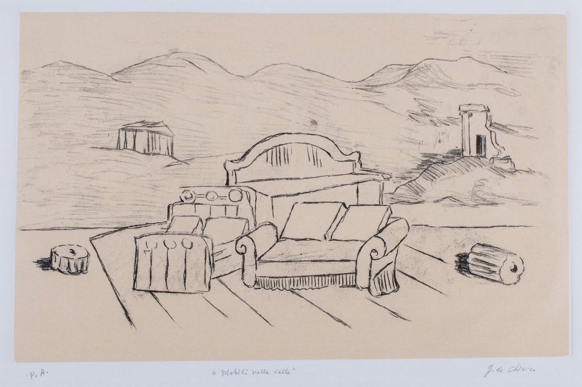 Giorgio De Chirico - Dieci fogli di grafica (1971-1973)