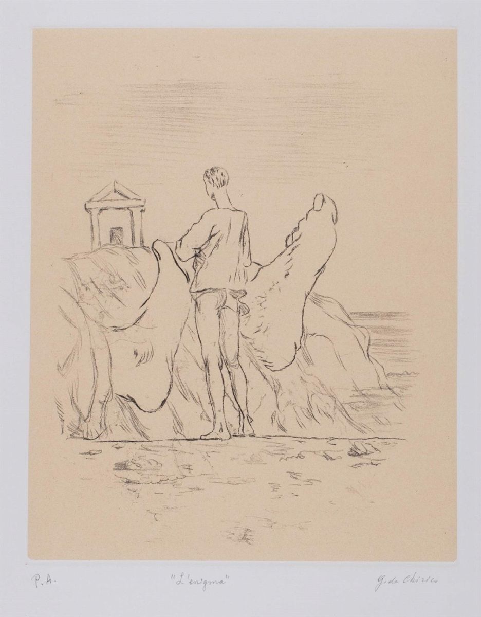 Giorgio De Chirico - Dieci fogli di grafica (1971-1973)
