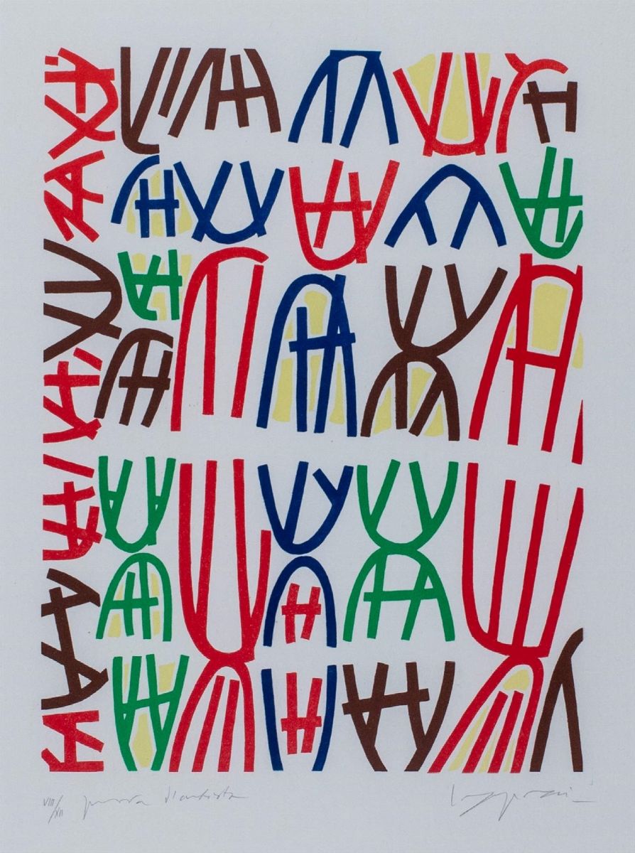 Giuseppe Capogrossi - Sei litografie a colori