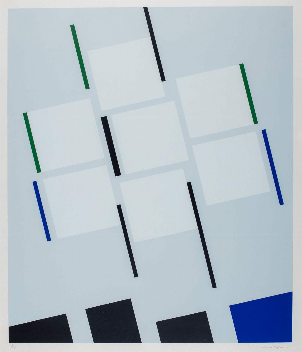 Mauro Reggiani - Quattro fogli di litografie